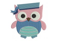 Stickdatei - Ahoi Eule Vollstich